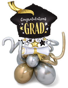 Hats Off to Grad Graduation Balloon Design Recipe