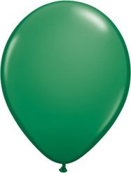5 Inch Green Latex Balloons 100pk