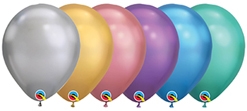11 Inch Chrome Assorted Latex Balloon 100pk