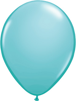 11 Inch Caribbean Blue Latex Balloons 100pk