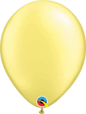 11 Inch Pearl Lemon Chiffon Latex Balloons 100pk
