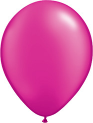 11 Inch Pearl Magenta Latex Balloons 100pk