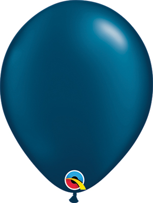 11 Inch Pearl Midnight Blue Latex Balloons 100pk
