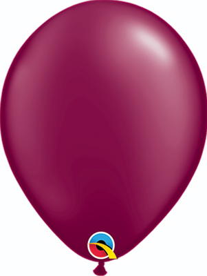 11 Inch Pearl Burgundy Latex Balloons 100pk