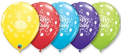 11 Inch Birthday to You Latex Balloons 50pk