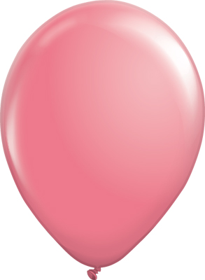 11 Inch Deco Rose Pink Latex Balloon 100pk