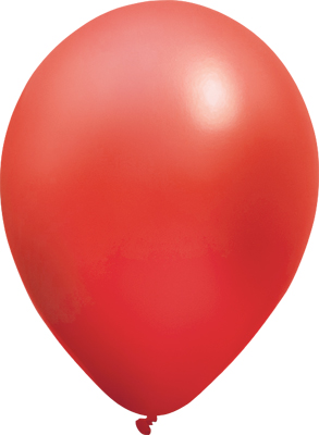 11 Inch Metallic Cherry Red Latex Balloon 100pk