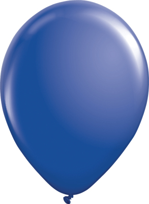 11 Inch Deco Royal Blue Latex Balloon 100pk