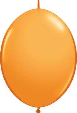 12 Inch Orange Quick Link Latex Balloons 50pk