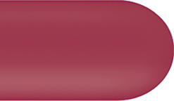 260Q Cranberry Entertainer Latex Balloons  2 inch x 60 inch 100 pk