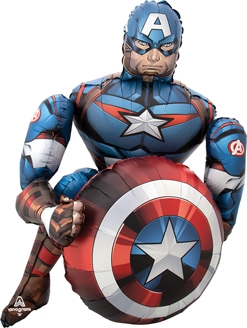 39 Inch Airwalker Avengers Captain America Balloon