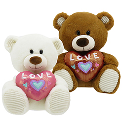 10 Inch Love Teddy Bears 2pk