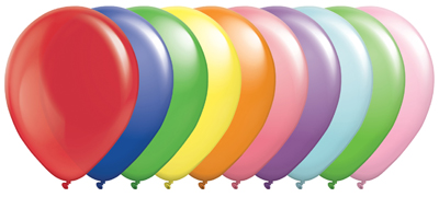 5 Inch Colorful Latex Balloon Assortment 100pk