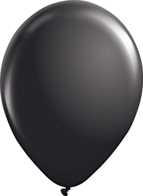 5 Inch Decorator Black Latex Balloon 100pk