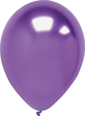 5 Inch HiGloss Violet Latex Balloon 100pk