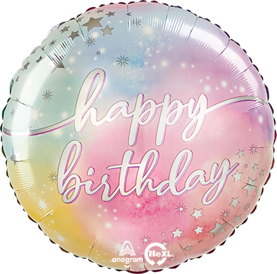 Std Birthday Luminous Balloon