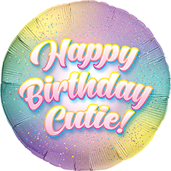 Std Birthday Pastel Cutie Balloon