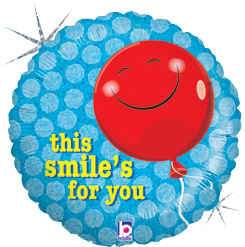 Std This Smile's for You Holographic Balloon