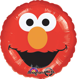 Std Sesame Elmo Smiles Balloon