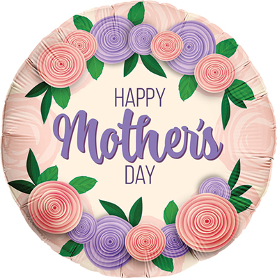 Std Mother's Day Paper Flowers Balloon