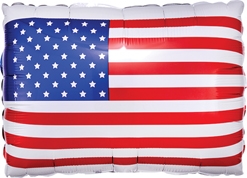 24 Inch Std Shape USA Flag Balloon