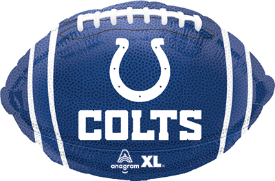 18 Inch NFL Colts Football Std Shape Balloon