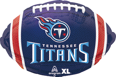 18 Inch NFL Titans Football Std Shape Balloon