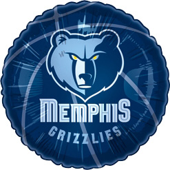 Std NBA Memphis Grizzlies Balloons