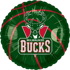 Std NBA Milwaukee Bucks Balloons