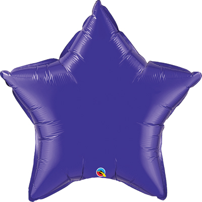 36 Inch Jumbo Purple Star Balloon