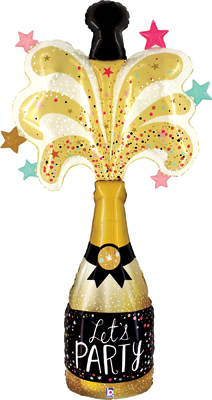 60 Inch Party Champagne Special Delivery Balloon