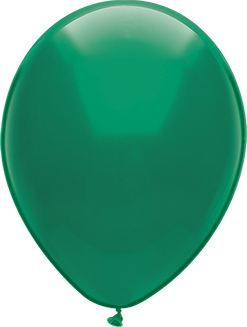 11 Inch Crystal Green Latex Balloon 100pk