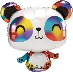 24 Inch Rainbow PandaBalloon