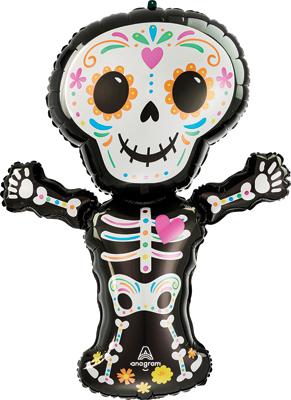34 Inch Day of the Dead Skeleton Balloon