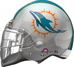 21 Inch Helmet NFL Dolphins Balloon