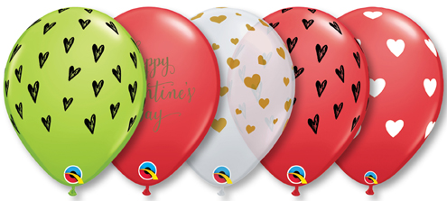 11 Inch Valentine Assorted Latex Balloon 100pk - Balloons.com