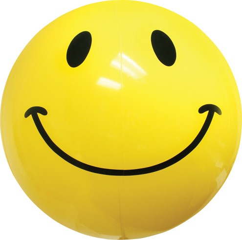 36 Inch Yellow Smile Balloon Gizmo - Balloons.com