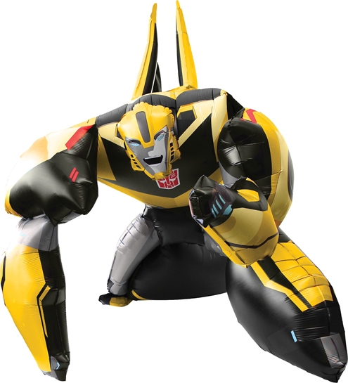 Hurricane In most cases trumpet 47 Inch Airwalker Transformers Bumble Bee Balloon - Balloons.com