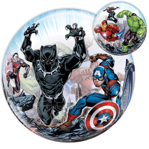 Details about   Qualatex Bubble Stretchy Party Balloon Helium Air 22" Disney MARVEL Superheroes 