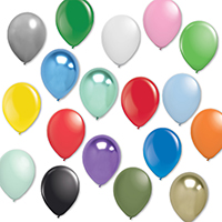 NovaLoons 5 Inch Latex Balloons