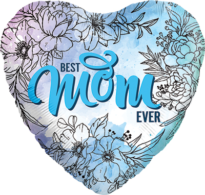 Std Mother's Day Best Mom Ever Balloon
