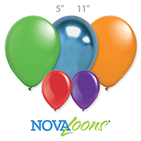 NovaLoons Solid Color Round Latex