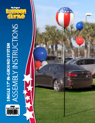 Balloon Gizmo&trade; Single 17" In-Ground System Assembly Instructions