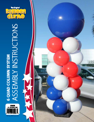Balloon Gizmo&trade; 6-Quad Column System Assembly Instructions