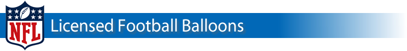NFL Licensed Football Balloons