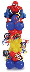 Super Hero Column Balloon Design Recipe