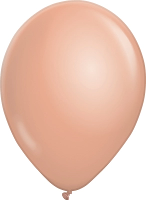 11 Inch Metallic Rose Gold Latex Balloons 100pk
