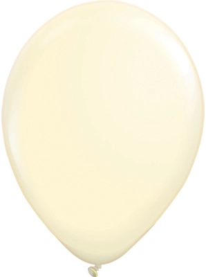 11" Ivory Latex Balloons 100pk