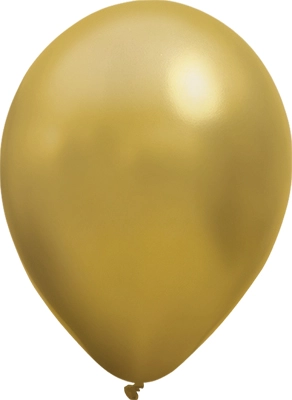 11 Inch Metallic Gold Latex Balloons 100pk