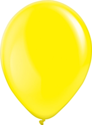 11" Crystal Yellow Latex Balloons 100pk